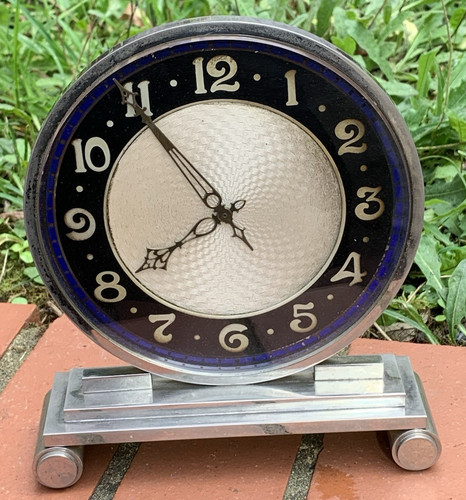 Art deco mantel clock - deco,