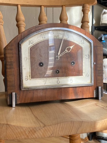 Art deco walnut chrome - art, &