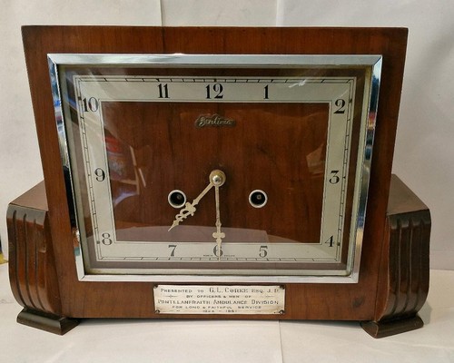 Bentima art deco mantle - art, clock