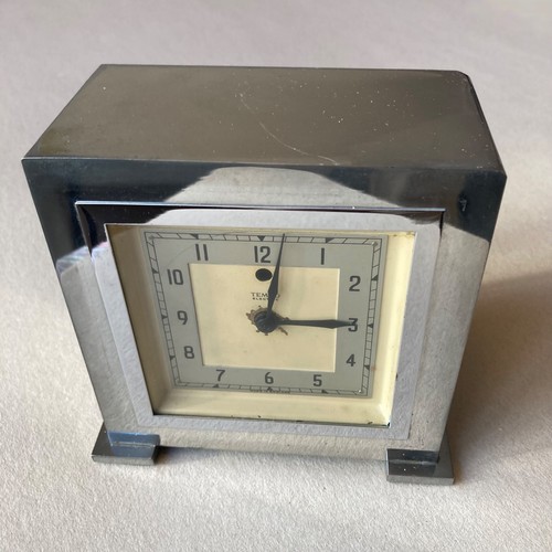 Temco art deco chrome cased - deco,