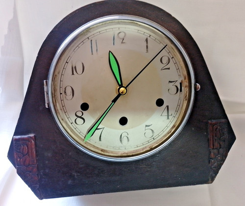Vintage art deco wooden cased - art,