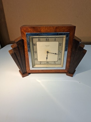 Vintage art deco mantel - deco, clock