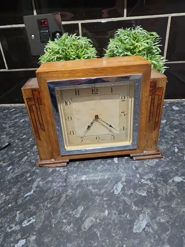 Art deco 1920s mantle clock - 1920s, clock.