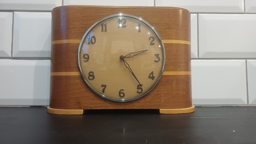 Vintage art deco wooden - deco, mantle