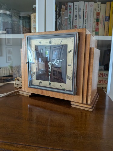 Smith electric clock mantle - clock,