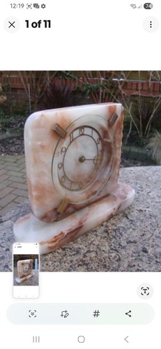Art deco style pink vein - style, onyx
