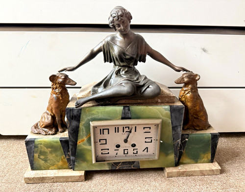 Jaz art deco mantel clock - jaz,