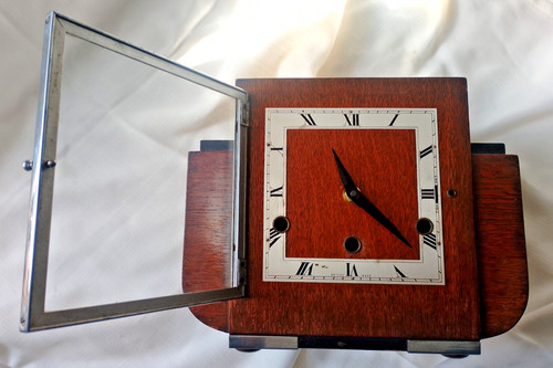 Vintage art deco wooden - art, cased