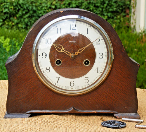 Vintage mantle clock enfield - clock,