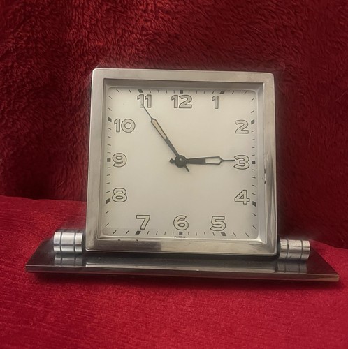 Art deco clock timepiece - art,
