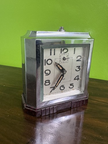 Vintage french art deco clock - vintage,