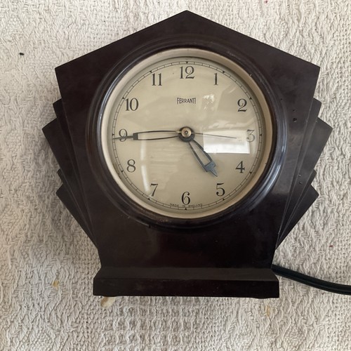 Feranti art deco bakelite - art,